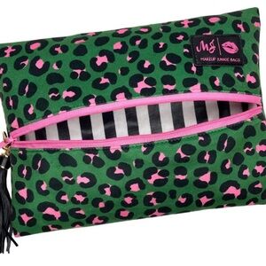 New green pink leopard MJ mini bag